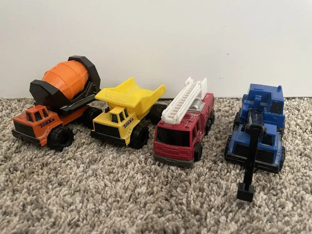 Vintage Tonka Trucks Metal Plastic McDonald’s 1992 Lot Of 4